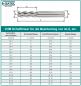 Preview: VHM Schaftfräser ALU Datentabell