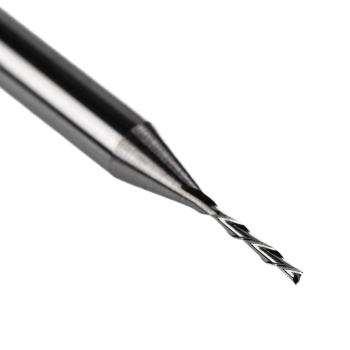 EP30-L - Tiefenfräser | Zweischneider mit flachem Stirnanschliff | linksspiralisiert | Ø 0.50mm | SL 3mm EP30-L - Tiefenfräser | Zweischneider mit flachem Stirnanschliff | linksspiralisiert | Ø 0.50mm | SL 3mm