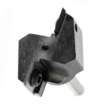 Preview: ESATEC Planfraeser mit Wendeschneidplatten Ansicht Detail ohne Logo