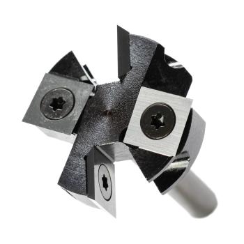 ESATEC Planfraeser mit Wendeschneidplatten Ansicht Detail ohne Logo