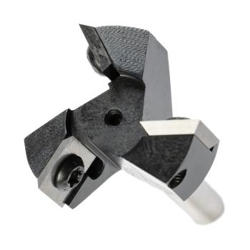 Preview: ESATEC Planfraeser mit Wendeschneidplatten Ansicht Detail ohne Logo