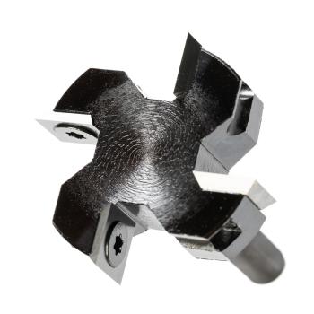 Preview: ESATEC Planfraeser mit Wendeschneidplatten Ansicht Detail ohne Logo