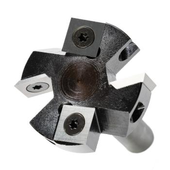 ESATEC Planfraeser mit Wendeschneidplatten Ansicht Detail ohne Logo