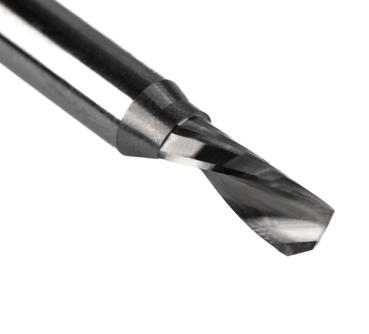 VHM Einschneider linksspiralisiert, rechtsschneidend (Downcut) | Ø 4.0mm | SL10 (SF30-L)