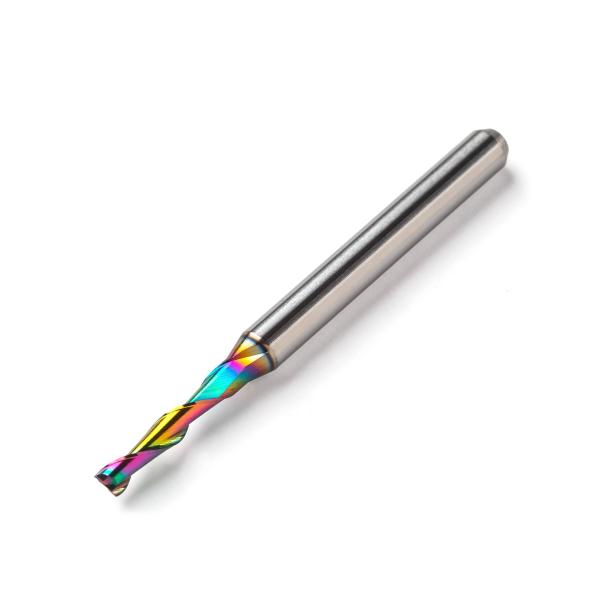 VHM Fräser Zweischneider Fischschwanzanschliff DLC