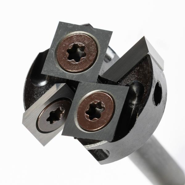 ESATEC Planfraeser mit Wendeschneidplatten Ansicht Detail ohne Logo