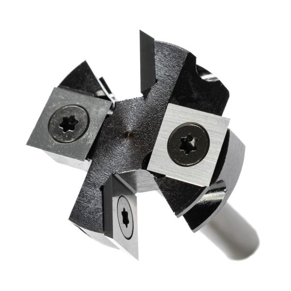 ESATEC Planfraeser mit Wendeschneidplatten Ansicht Detail ohne Logo