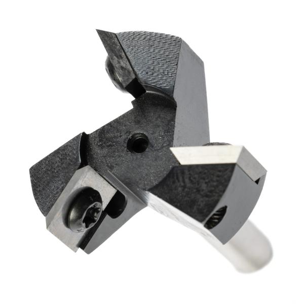 ESATEC Planfraeser mit Wendeschneidplatten Ansicht Detail ohne Logo