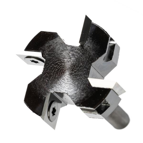 ESATEC Planfraeser mit Wendeschneidplatten Ansicht Detail ohne Logo