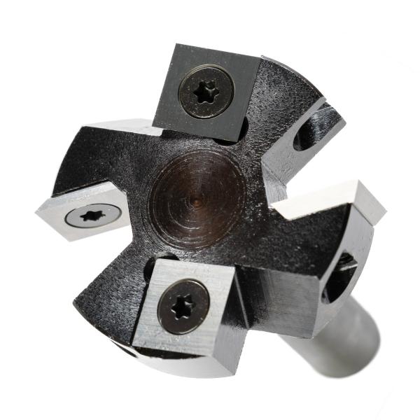 ESATEC Planfraeser mit Wendeschneidplatten Ansicht Detail ohne Logo