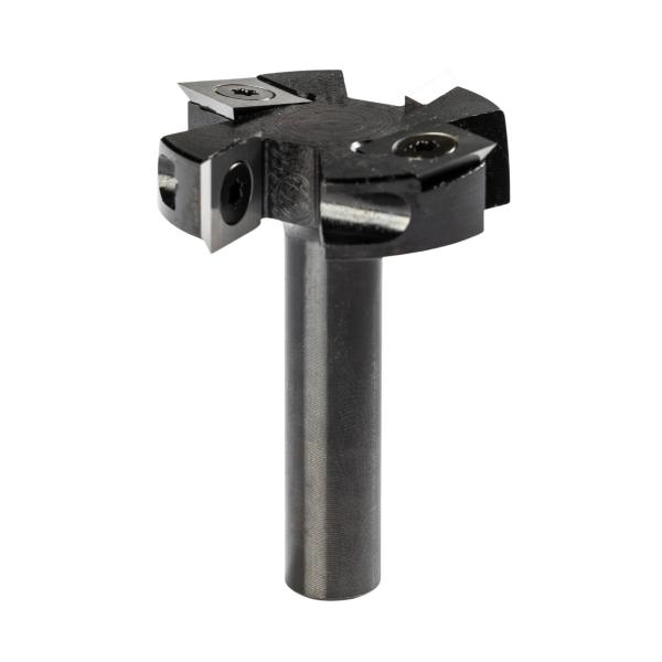 ESATEC Planfraeser mit Wendeschneidplatten Ansicht Gerade ohne Logo