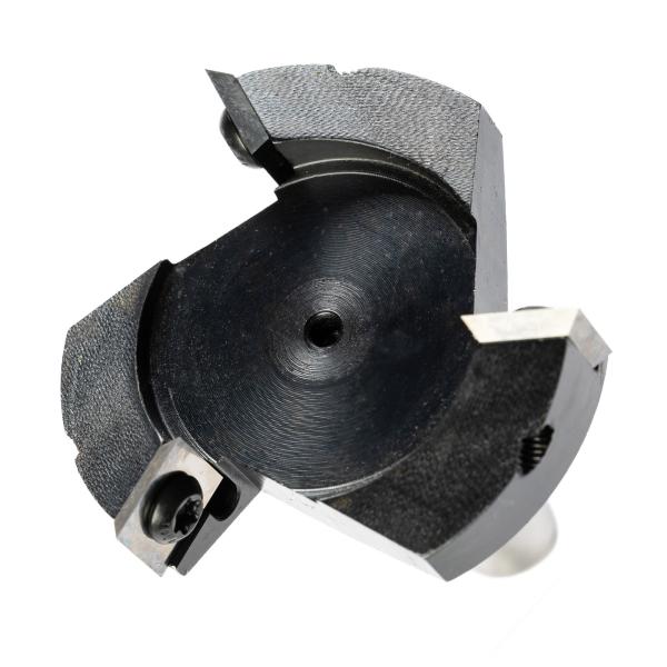 ESATEC Planfraeser mit Wendeschneidplatten Ansicht Detail ohne Logo