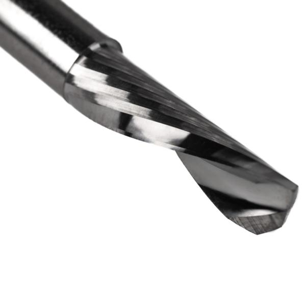 VHM Einschneider linksspiralisiert, rechtsschneidend (Downcut) | Ø 6.0mm | SL20 (SF30-L)