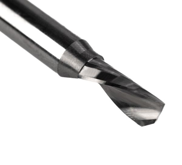 VHM Einschneider linksspiralisiert, rechtsschneidend (Downcut) | Ø 4.0mm | SL10 (SF30-L)